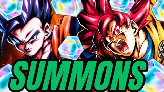 SHAFT or NOT SUMMONS for LF UltHan and LF Godku Dragon Ball Legends [upl. by Head]