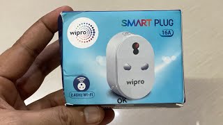 Wipro Smart Plug 16A Unboxing and App Setup [upl. by Hervey]