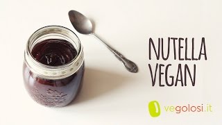 Crema alle nocciole vegana Nutella vegan [upl. by Lyon]