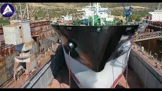 ARCTOS  OilChemical tanker IMO 9829409 Complete Drydocking hammelmann [upl. by Sivar]