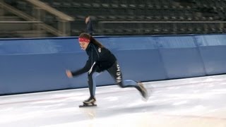 Eisschnellläuferin Kimberly  Berlins Nachwuchssportlerin des Monats Februar [upl. by Delwyn]