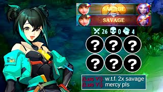 WANWAN BEST BUILD REVEAL  EZ 2x Savage🔥   MLBB [upl. by Anirav]