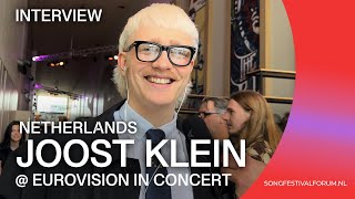 Joost Klein  Europapa INTERVIEW subtitled  Eurovision in Concert 2024 [upl. by Attirehs]