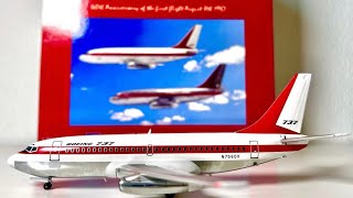 UNBOXING and REVIEW Inflight 200 Boeing 737200 House colors livery reg N7560V  IF732022 [upl. by Orvan]