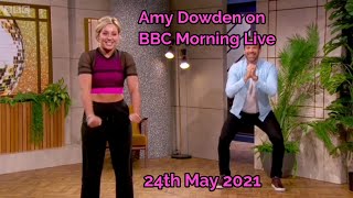 Amy Dowden on BBC Morning Live  24th May 2021 [upl. by Hamil]