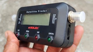 Satellite Finder Unboxing and Signal Testing in Airtel Digital TV [upl. by Noellyn]