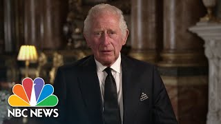 Full Speech King Charles III Gives First Address After Death Of Queen Elizabeth II [upl. by Aisatan571]