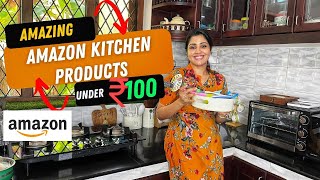 Amazon kitchen products under 100Rs 😱😱Must have Amazon kitchen products kitchen products [upl. by Johst]