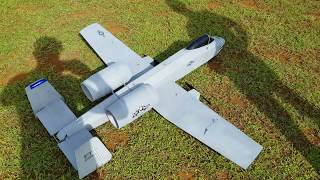 Flite Test A10 Warthog Maiden [upl. by Riesman244]