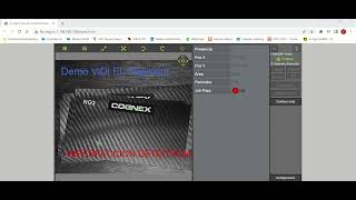 Cognex InSight 3800 Demo ViDi EL Segment version rapida [upl. by Aehsal]