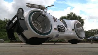 Take a ride on a real Tron bike [upl. by Finer278]