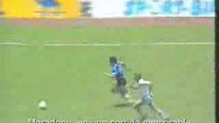 Gol de Maradona contra Inglaterra 86 [upl. by Oicelem27]