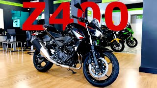 NOVA KAWASAKI Z400 2024 Preto Brilhante em DETALHES com PREÇO na Concessionária [upl. by Nawrocki971]