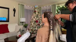 Relaxing  ASMR Hair STYLING W Cute AccesoriesDifferent Hairstyles Hair Braiding Hair Brushing [upl. by Gaston765]