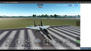 GeoFS flight simulator gameplay [upl. by Elrae774]