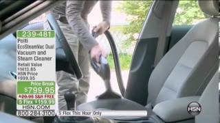 Polti EcoSteamVac Dual Vacuum and Steam Cleaner [upl. by Eiramanad]