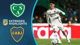 Sarmiento vs Boca Juniors Extended Highlights  Argentina LPF  CBS Sports Golazo [upl. by Euqinom]