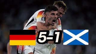 debrief allemagne vs ecosse l alemagne ecrase l ecosse [upl. by Anirav416]