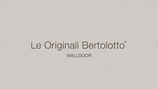 WALLDOOR  La Collezione di Porte Filomuro di Bertolotto Porte [upl. by Oyr176]