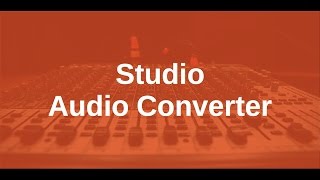 Audio Converter for High Resolution Music Files [upl. by Kapeed]