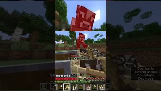 Cow does spiny spin thingy minecraft hardcore series [upl. by Marthena270]