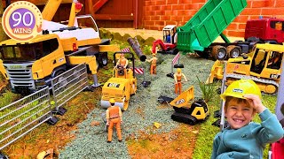 Exciting Diggers and Awesome Construction Machines for Kids [upl. by Ial]