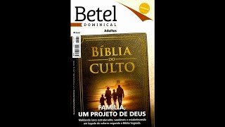 REVISTA BETEL DOMINICAL ADULTOS  1° TRIMESTRE DE 2024 [upl. by Eneirda]