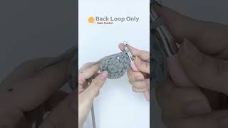 8 Back Loop Only BLO  Basic Crochet Techniques for Beginners Ella Threadwell [upl. by Liahkim]