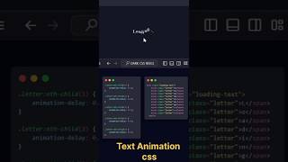 css text animation  coding tips coding ai shorts tips html css education htmltags [upl. by Vey]