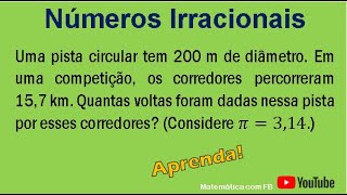 Uma pista circular tem 200 m de diâmetro [upl. by Rahab]