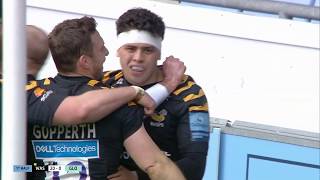 HIGHLIGHTS  Wasps 3922 Gloucester Rugby [upl. by Alyat807]