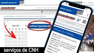 AGENDAMENTO ATENDIMENTO PRESENCIAL NO DETRAN CNH  COMO AGENDAR NO PORTAL DO POUPATEMPO [upl. by Glass705]