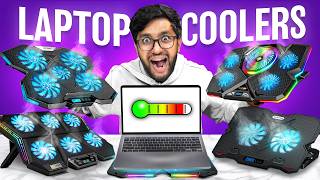 TESTING TOP 5 LAPTOP COOLING PADS  Do they really work [upl. by Klarika]