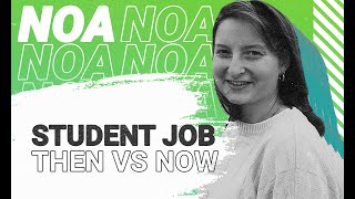 INTERVIEW Student jobs then vs now  Noa  Studentatwork [upl. by Laehcor]