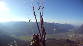 Paragliding Garmisch Hausberg 28042022 [upl. by Derfnam]