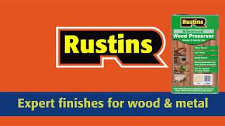 Rustins Advanced Wood Preserver [upl. by Yliah]