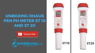 UNBOXING OHAUS PEN Ph METER ST10 OHAUS ST20 [upl. by Oicneconi175]