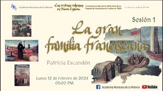 AMH EN VIVO  La gran familia franciscana con Patricia Escandón [upl. by Nirre]