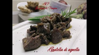 CORATELLA DI AGNELLO agnello cucinaitaliana [upl. by Hanway]