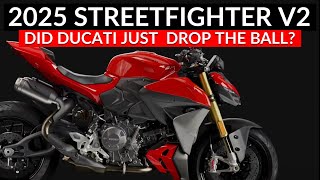 2025 Ducati Streetfighter V2  Did Ducati Just Drop the Ball  Key Changes [upl. by Abagael482]