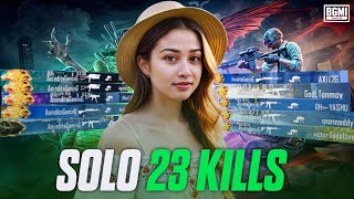 OMG 🥶 23 KILLS IN A MATCH🥵 BGMI  bgmi gamplay pubg gaming intensegameplay [upl. by Edobalo814]