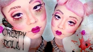 GET THE LOOK  CREEPY DOLL TRANSFORMATION [upl. by Darrelle409]