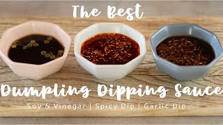 Chinese Dumpling Sauce Recipe  3 ways [upl. by Justis]