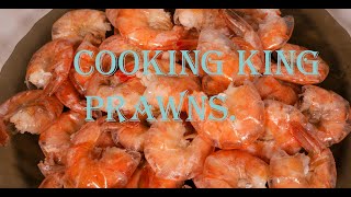 How to cook king prawns Very simple and delicious recipe [upl. by Bibeau]