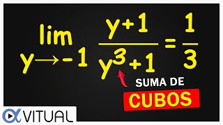 🔥 Ejercicios de LÍMITES Indeterminados 00 por Factorización ► SUMA de CUBOS [upl. by Aihselat]