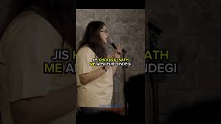 Gandha Khoon 🙃  FtShreeja Chaturvedi Hindi Standup comedy [upl. by Dlareme]