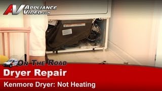 Kenmore Dryer Repair  Not Heating  Thermal Fuse [upl. by Neyugn]