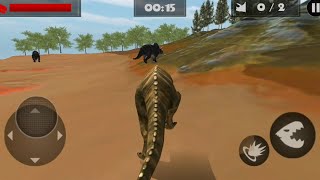 Best Dino Games Hungry T Rex Island Dinosaur Hunt Android Gameplay Tyrannosaurus Rex Simulator [upl. by Cimah]