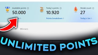 UNLIMTED POINTS METHOD Microsoft Rewards [upl. by Nerrag]