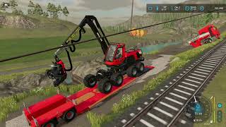 Fs22 Felsbrunn  Forestry and Construction  Part 05 [upl. by Adiaj]